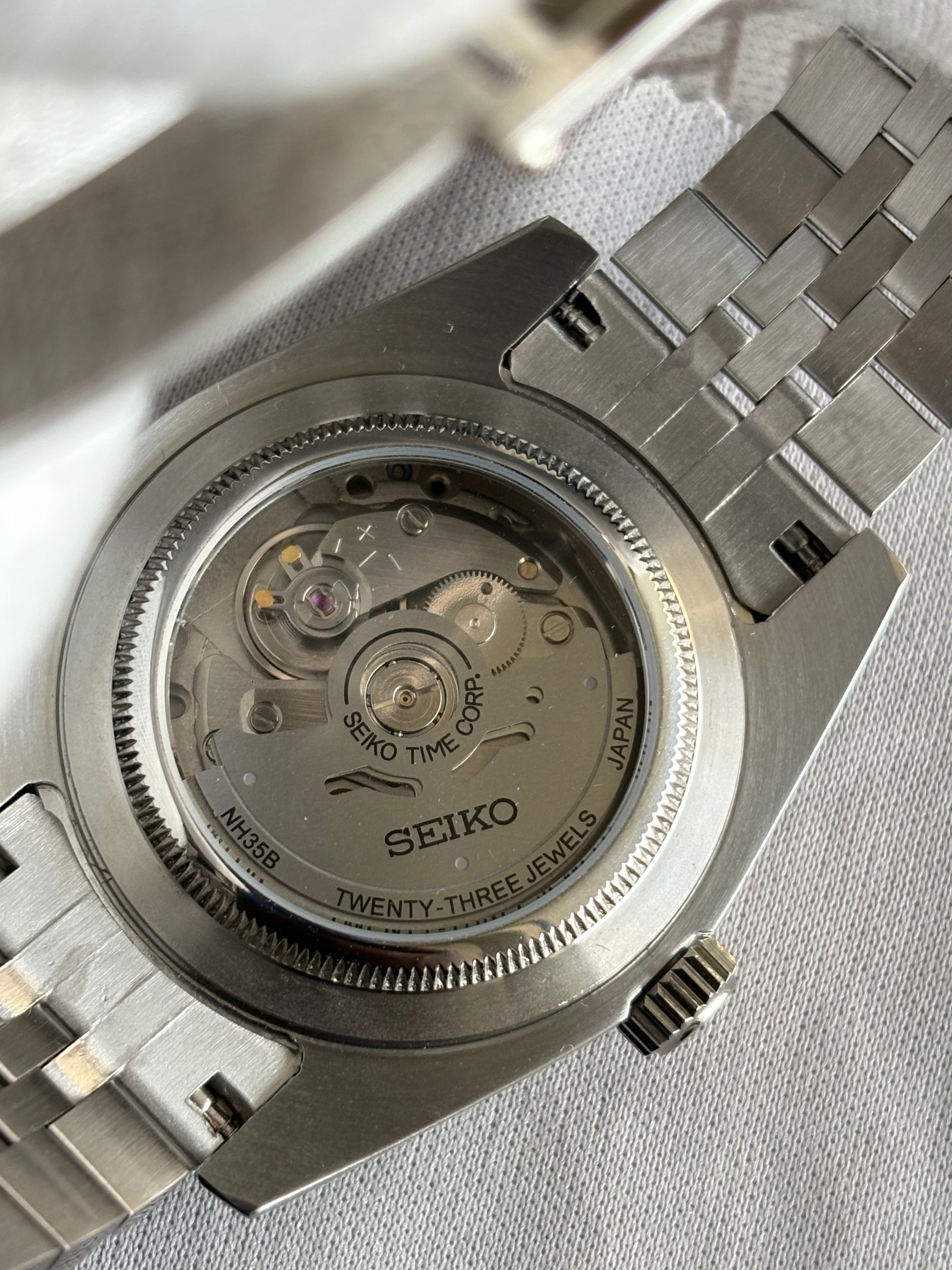Seiko Mod Datejust | Wimbledon