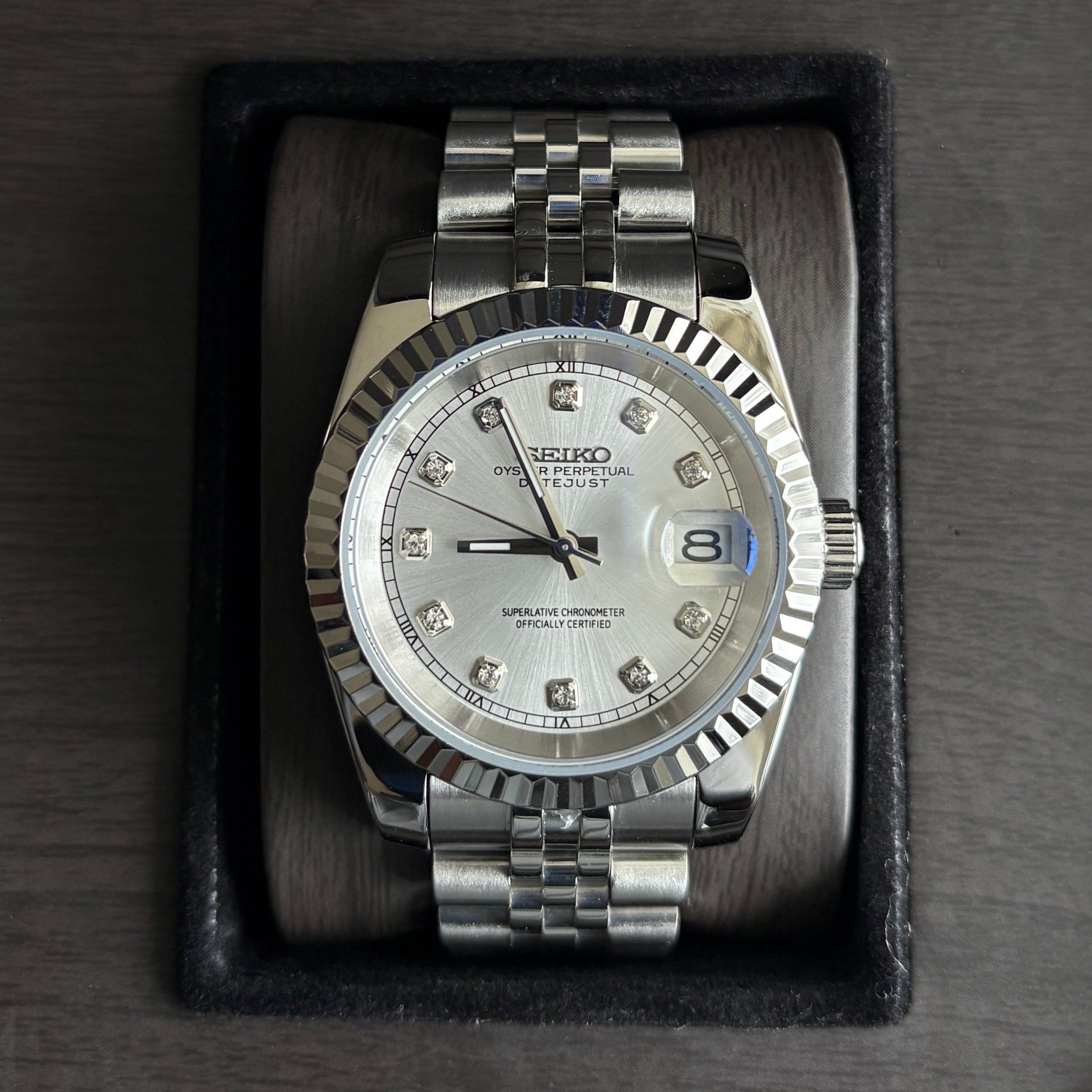 Seiko Mod Datejust | Index Diamants
