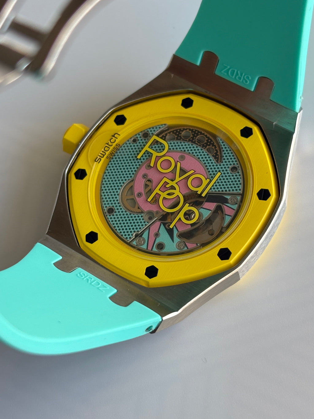 SWATCH X AP ROYAL POP CUSTOM | OTG ROZ Tiffany