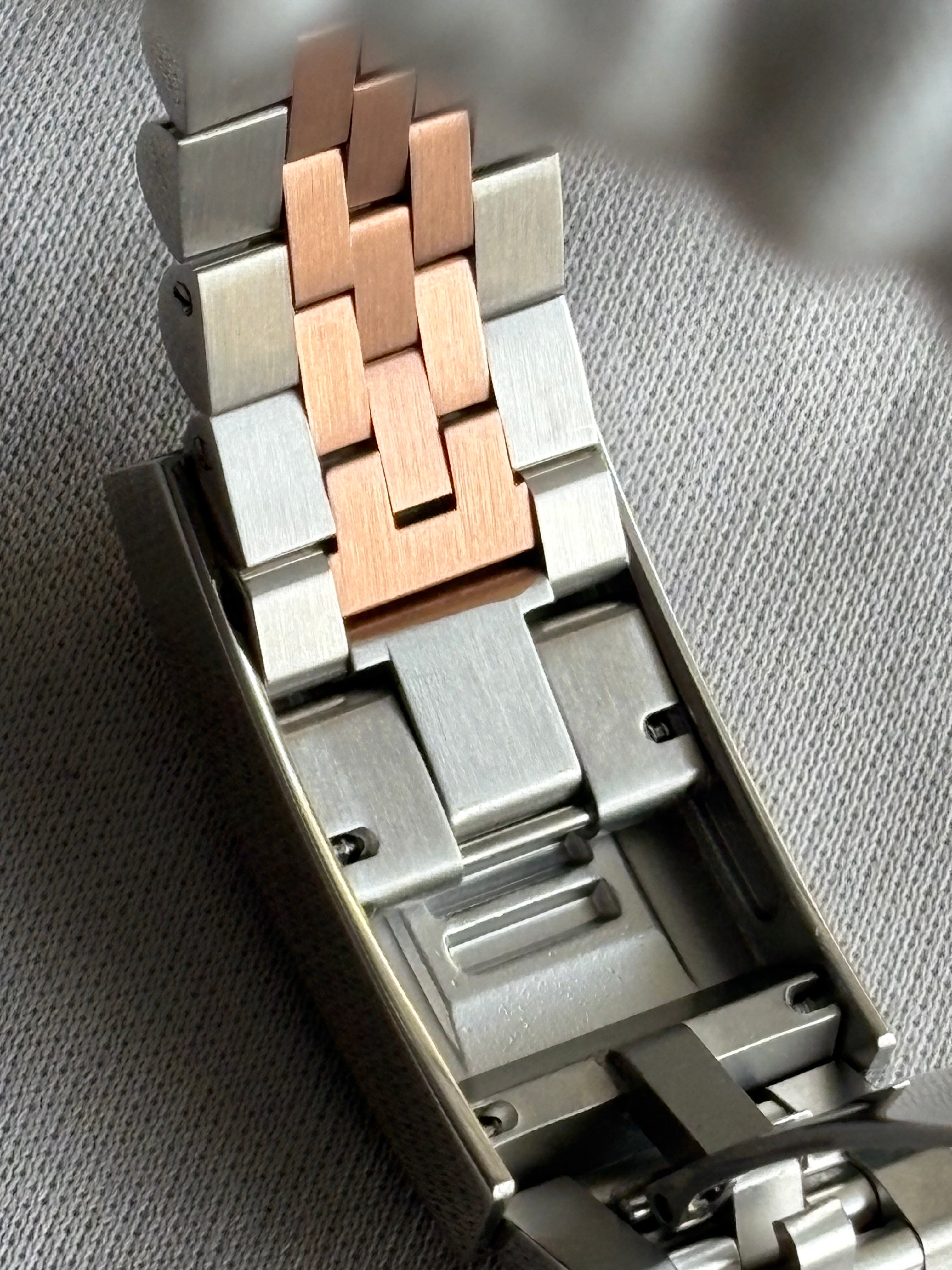Seiko Mod Datejust | Bicolore Or Rose