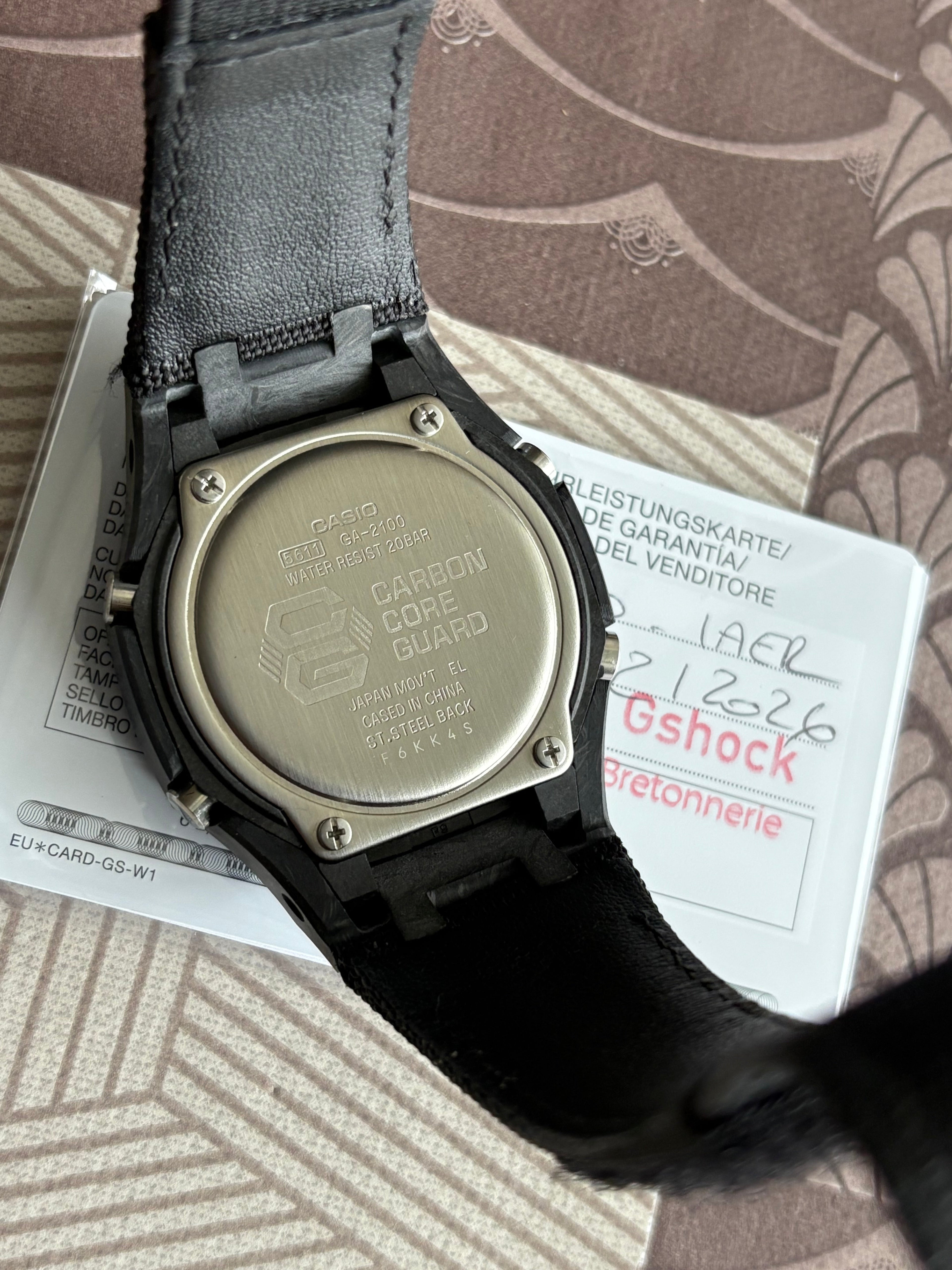 G-Shock Custom  | Nylon & Carbone