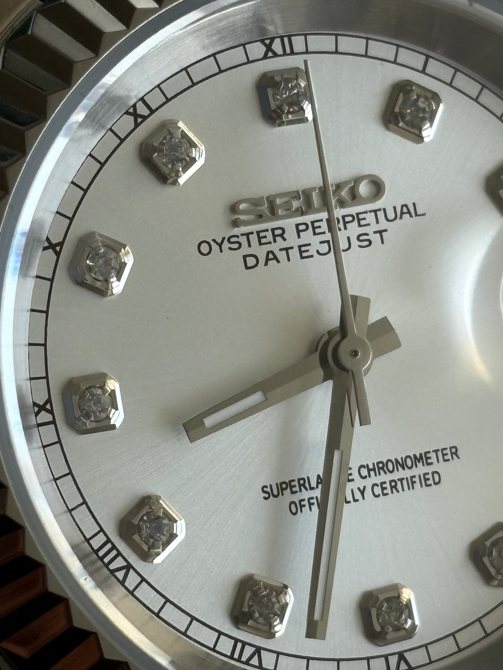 Seiko Mod Datejust | Index Diamants