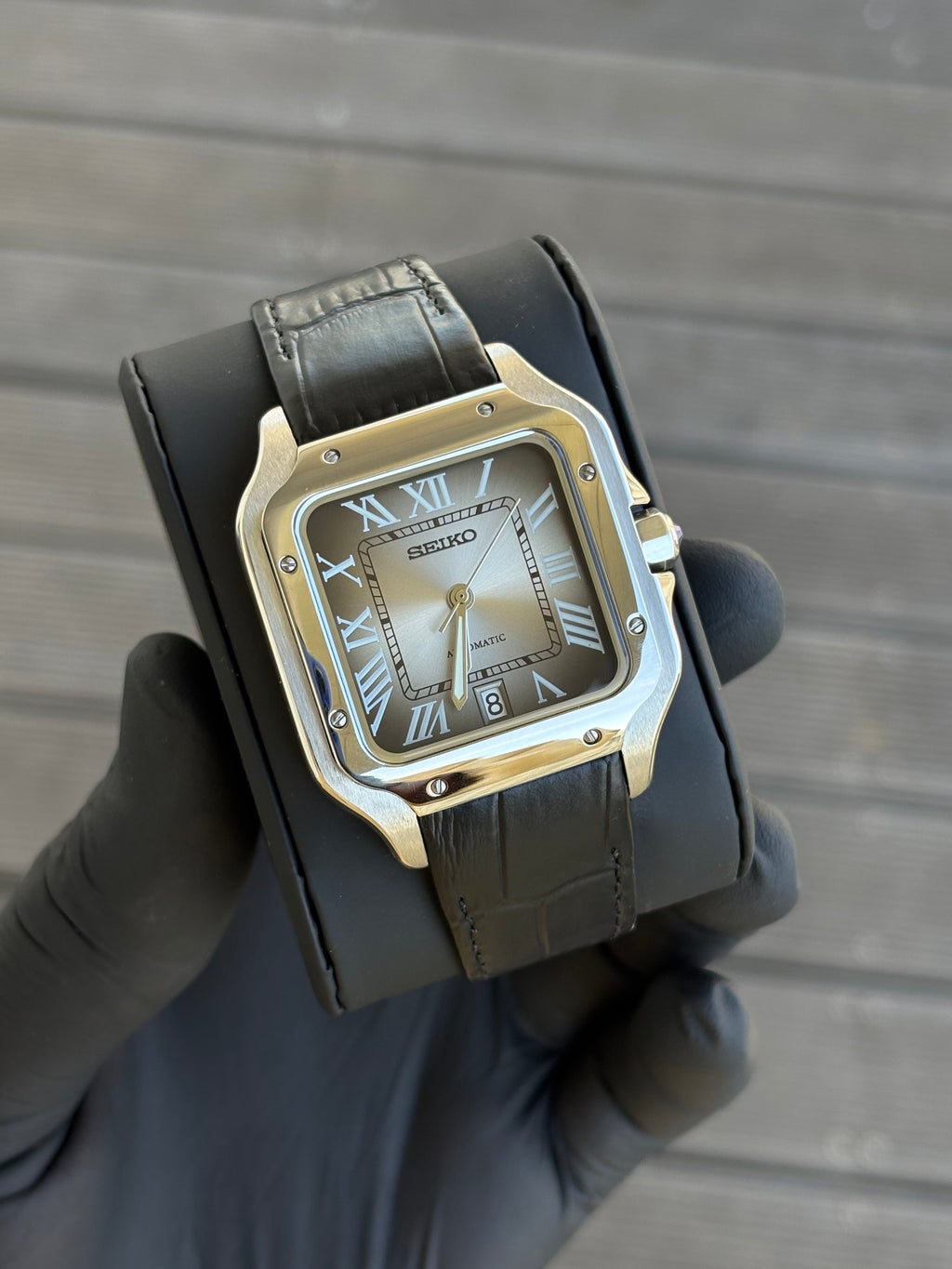 Seiko Mod Santos Python | Gris