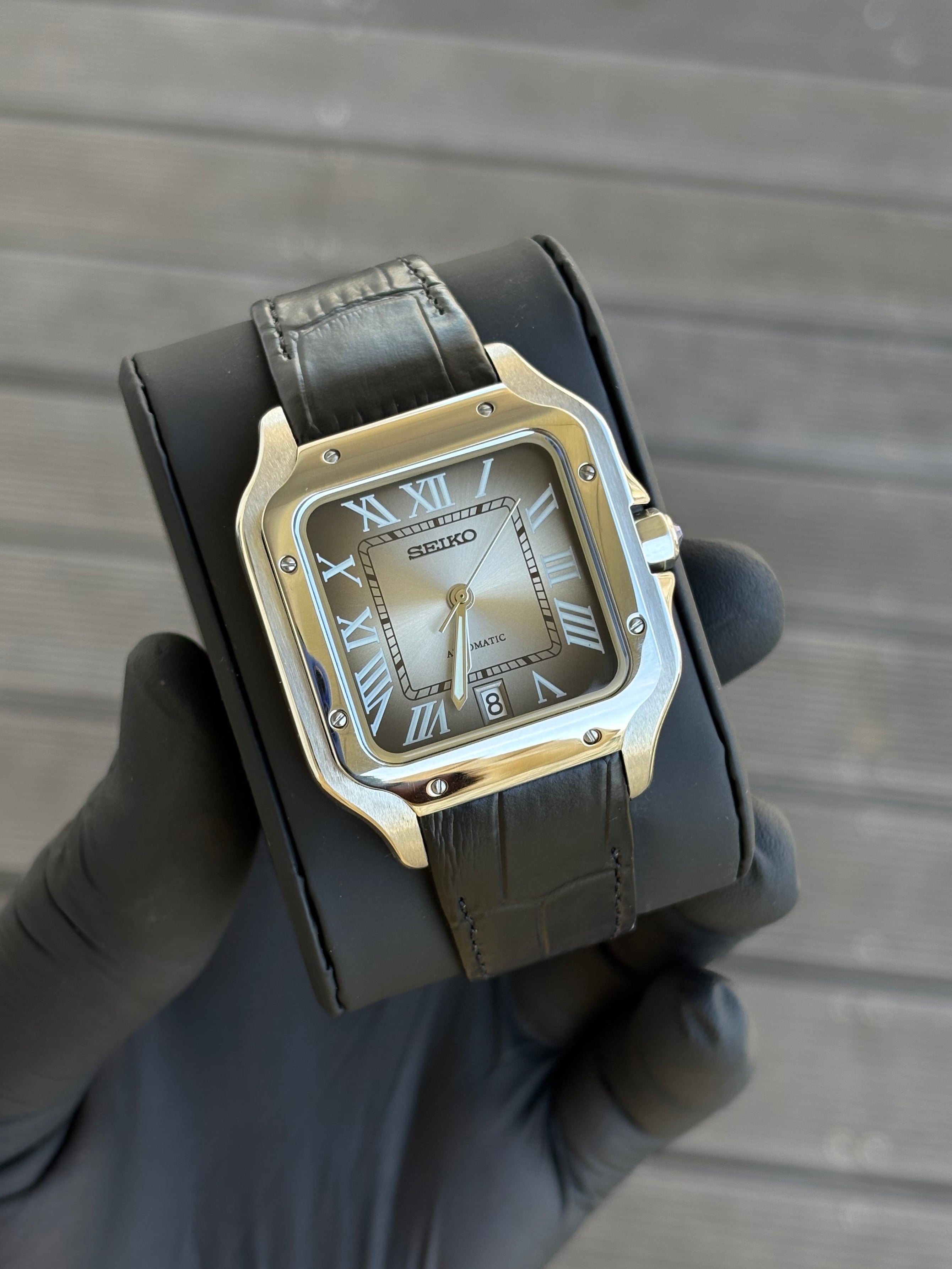 Seiko Mod Santos Python | Gris