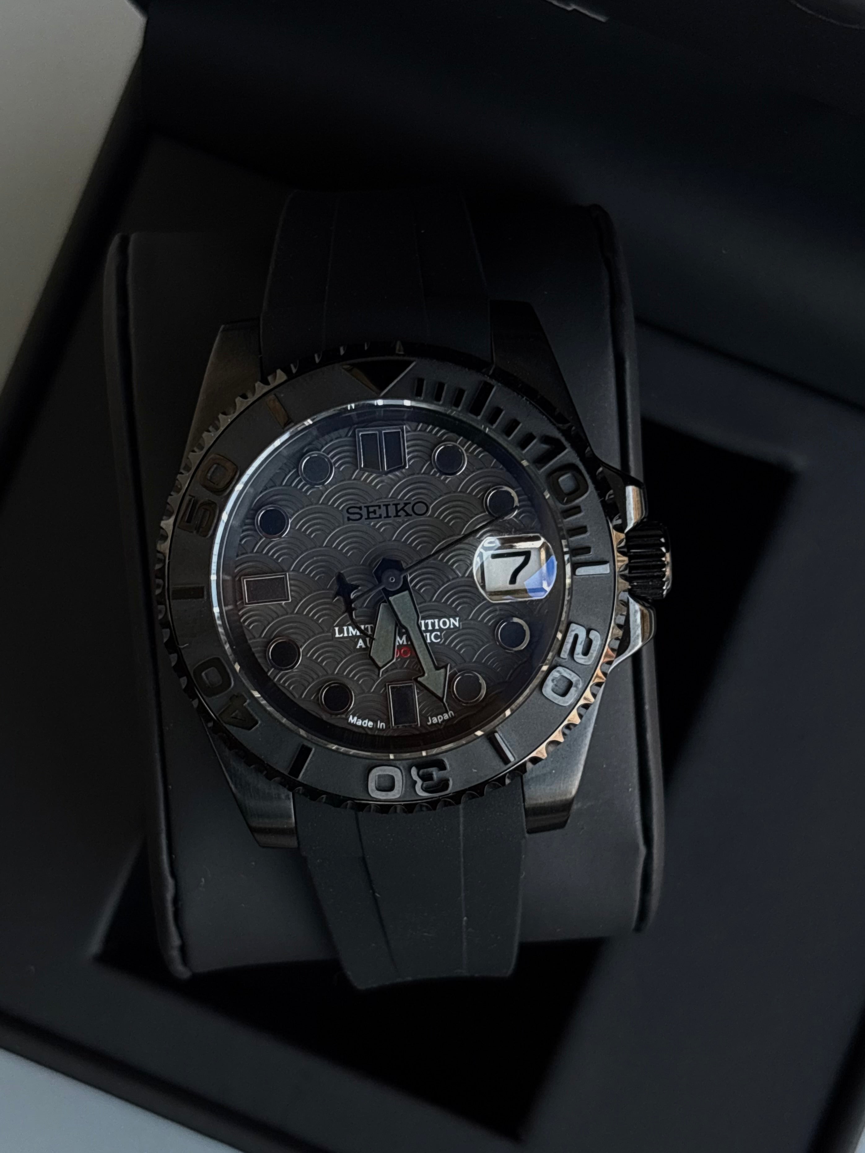 Seiko Mod Yacht-Master | Black Shark