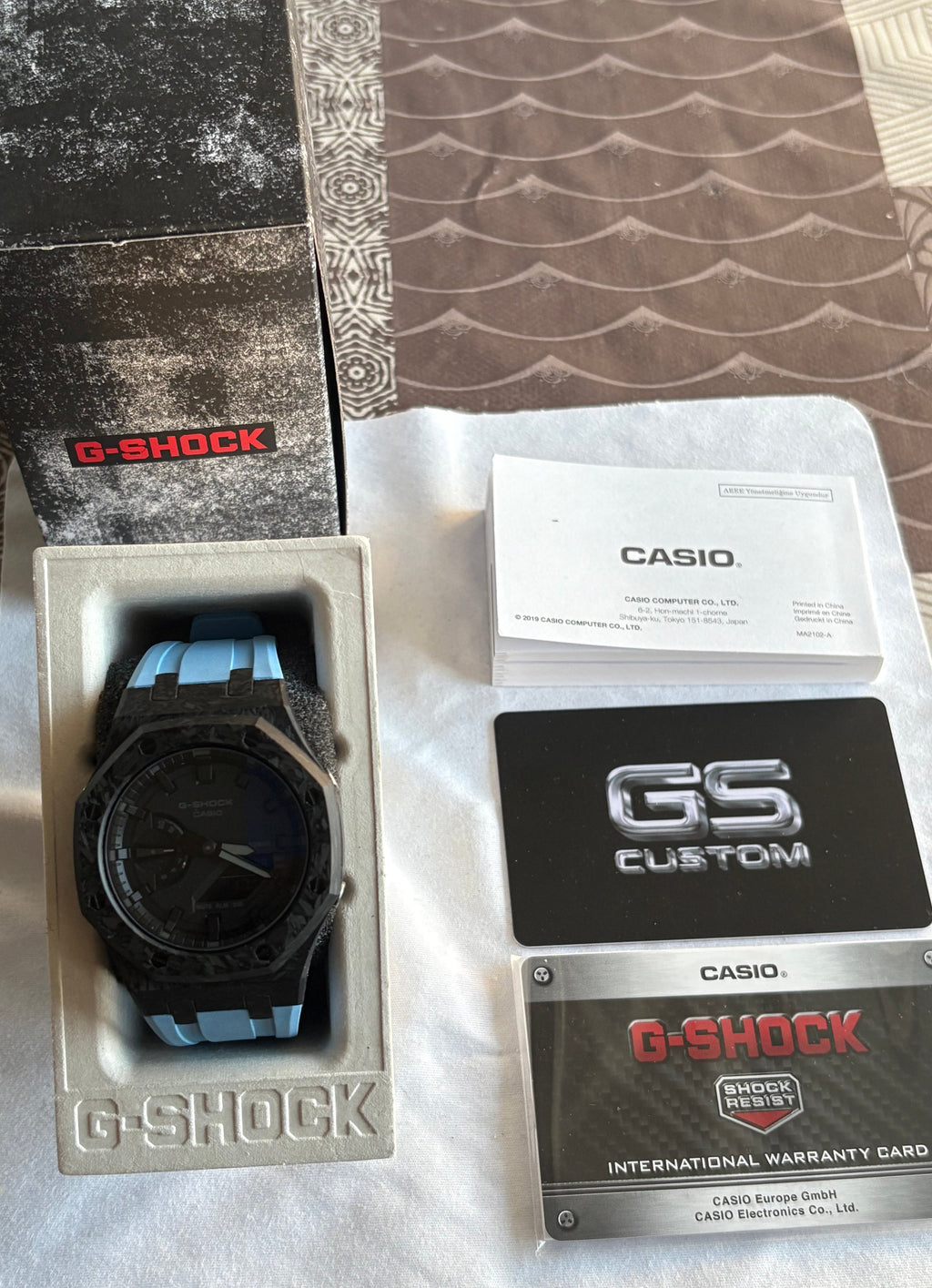 G-Shock Custom | Carbone SKY BLUE 1A1