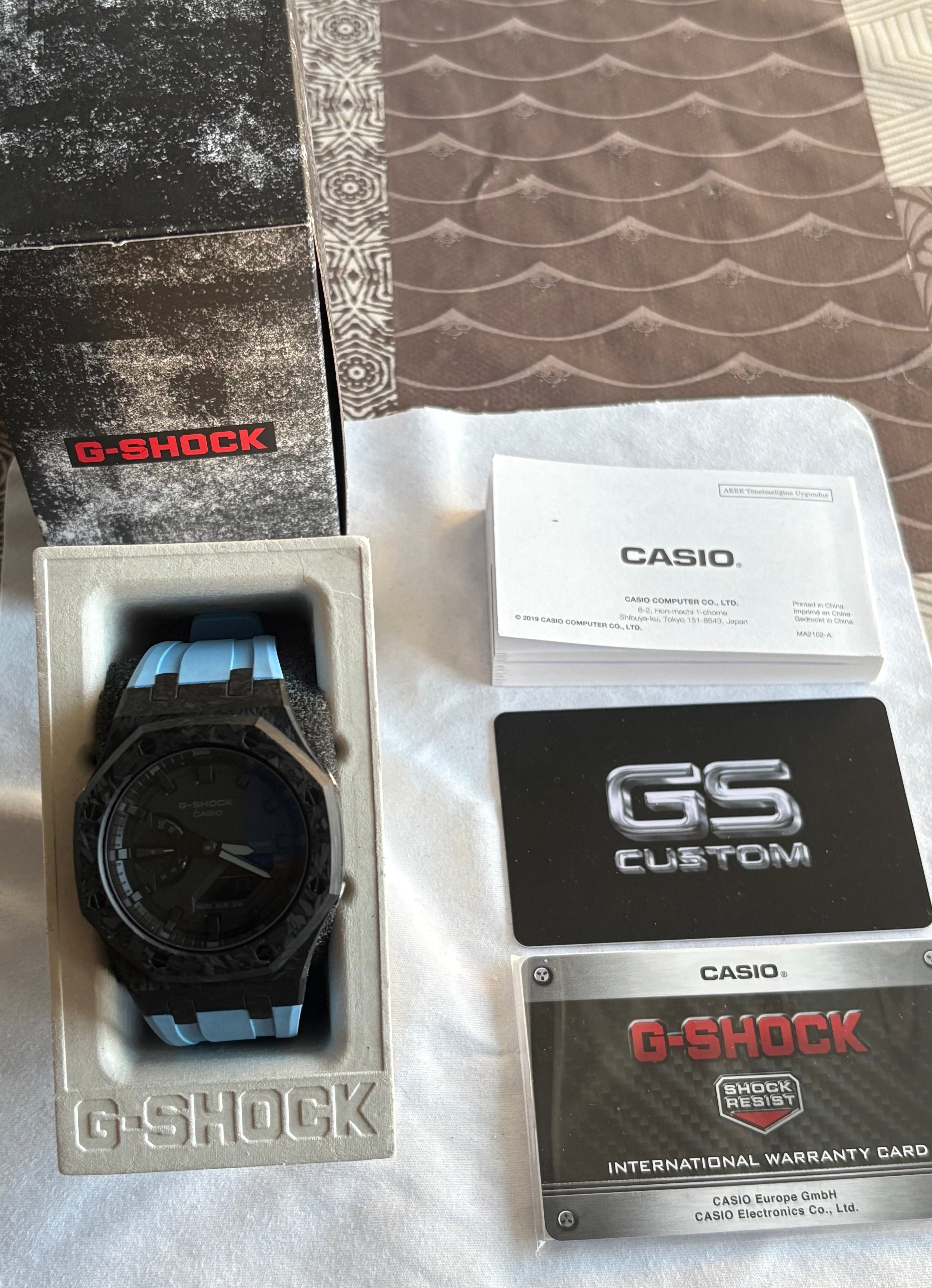 G-Shock Custom | Carbone SKY BLUE 1A1