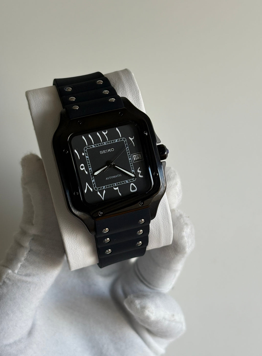 Seiko Mod Santos ADLC | Arabic