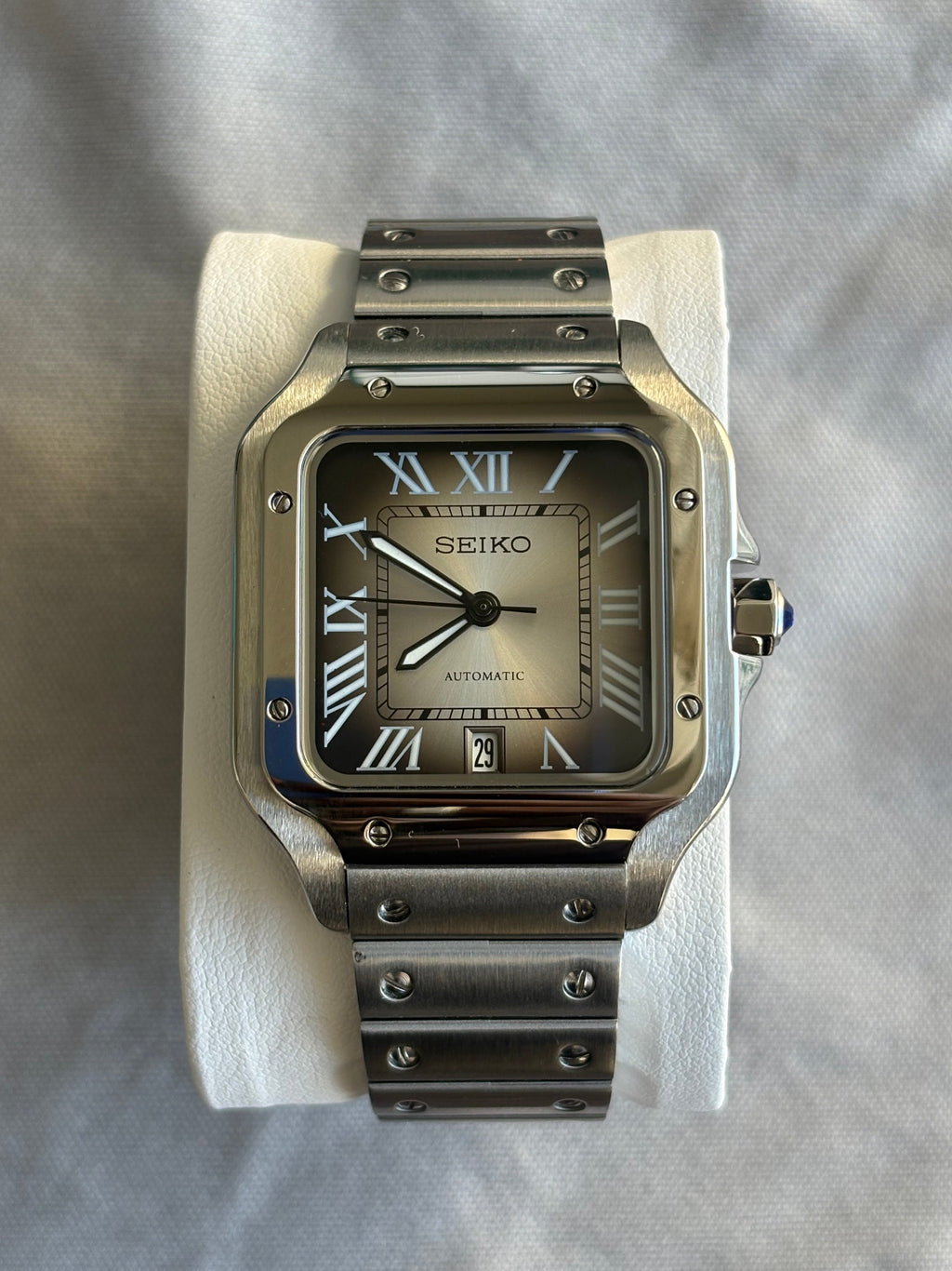 Seiko Mod Santos | Silver