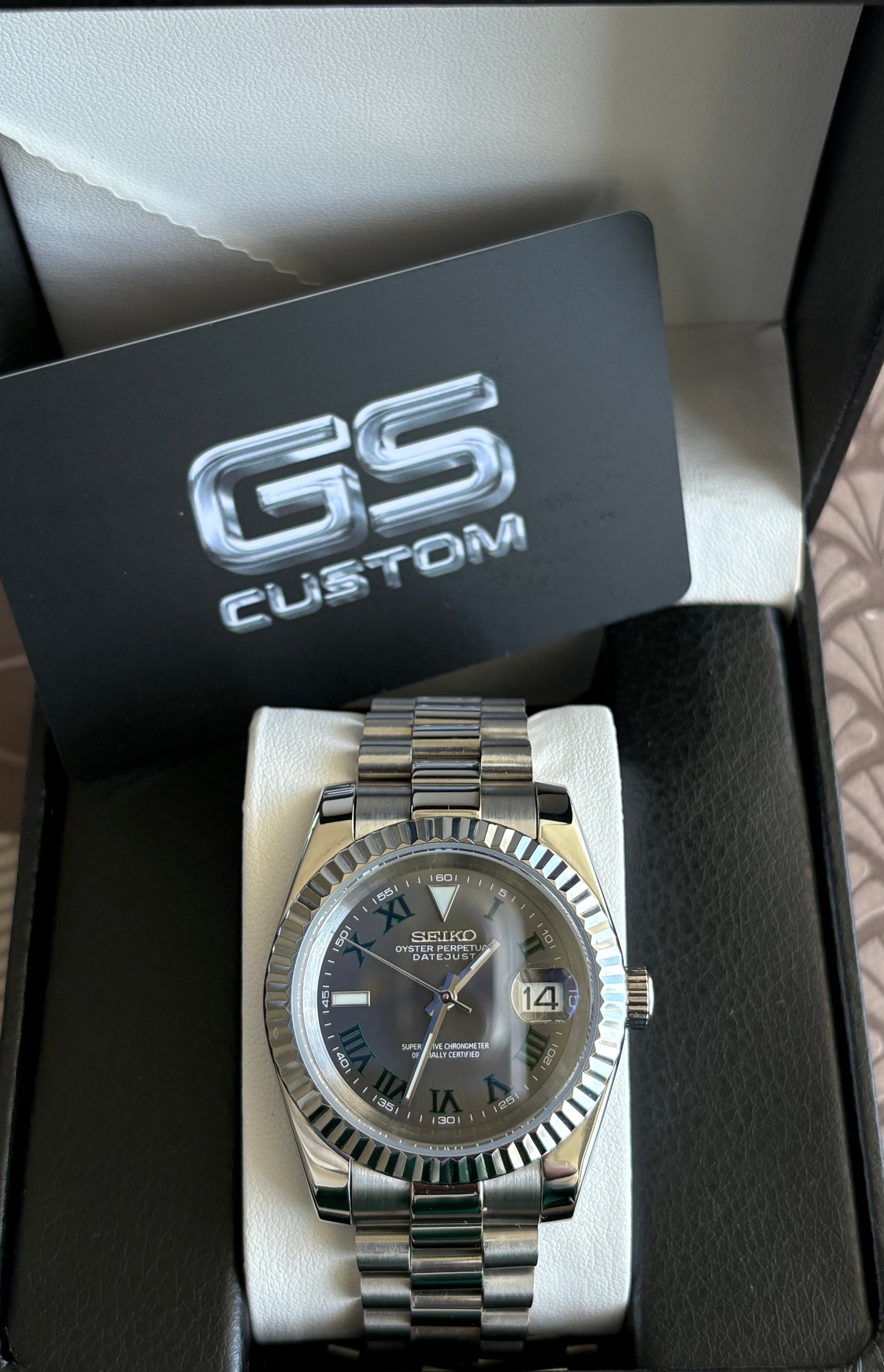 Seiko Mod Datejust | Wimbledon Présidentielle