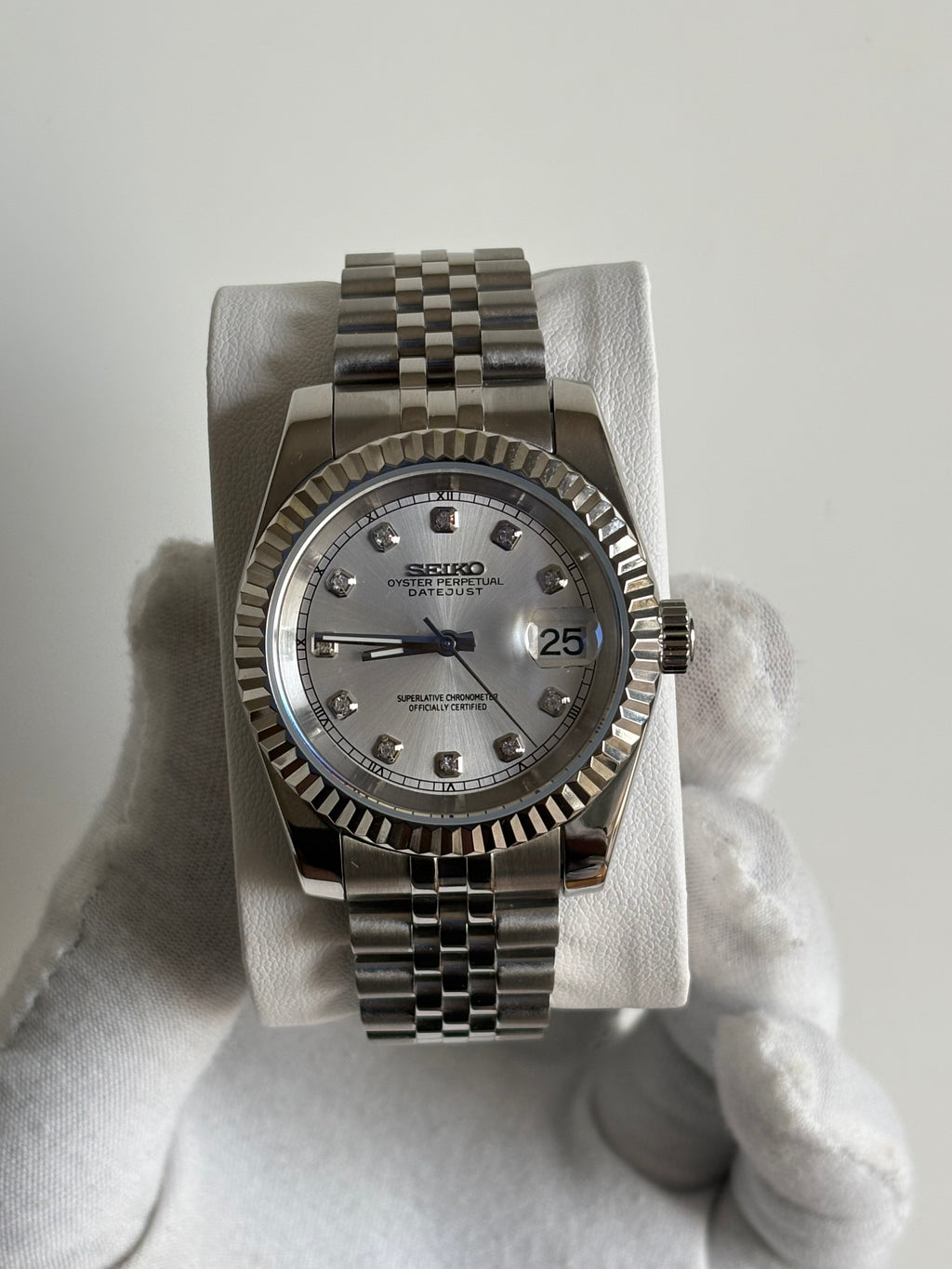 Seiko Mod Datejust | Index Diamants