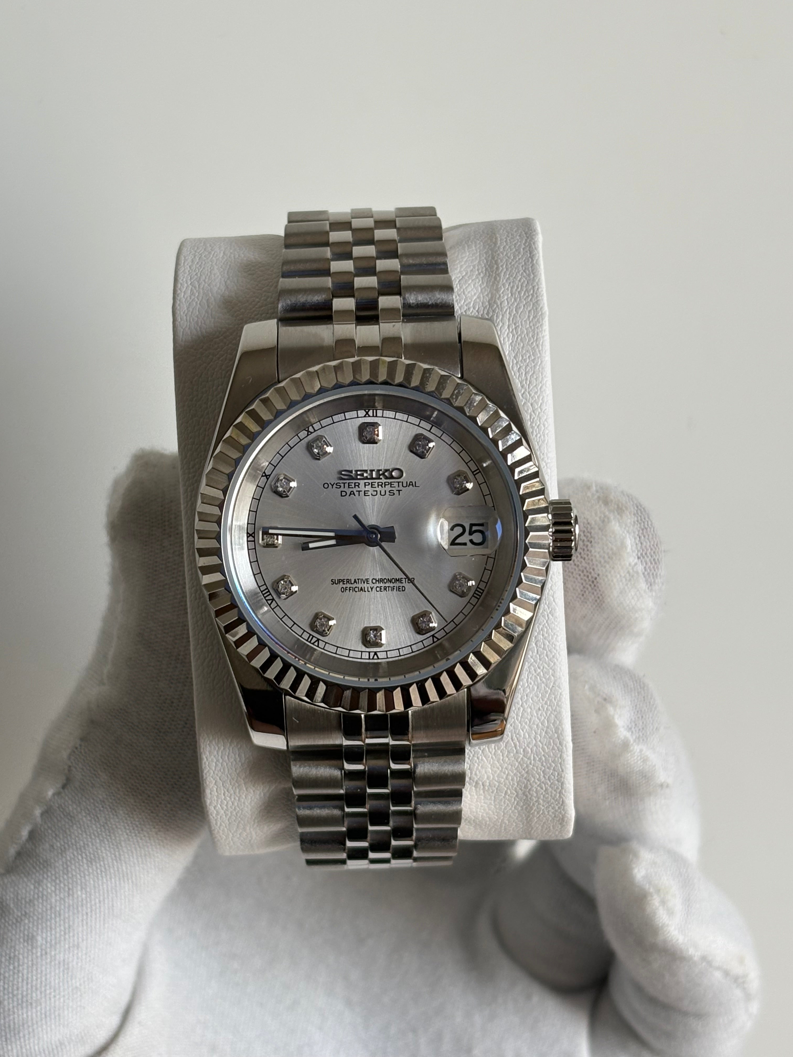 Seiko Mod Datejust | Index Diamants