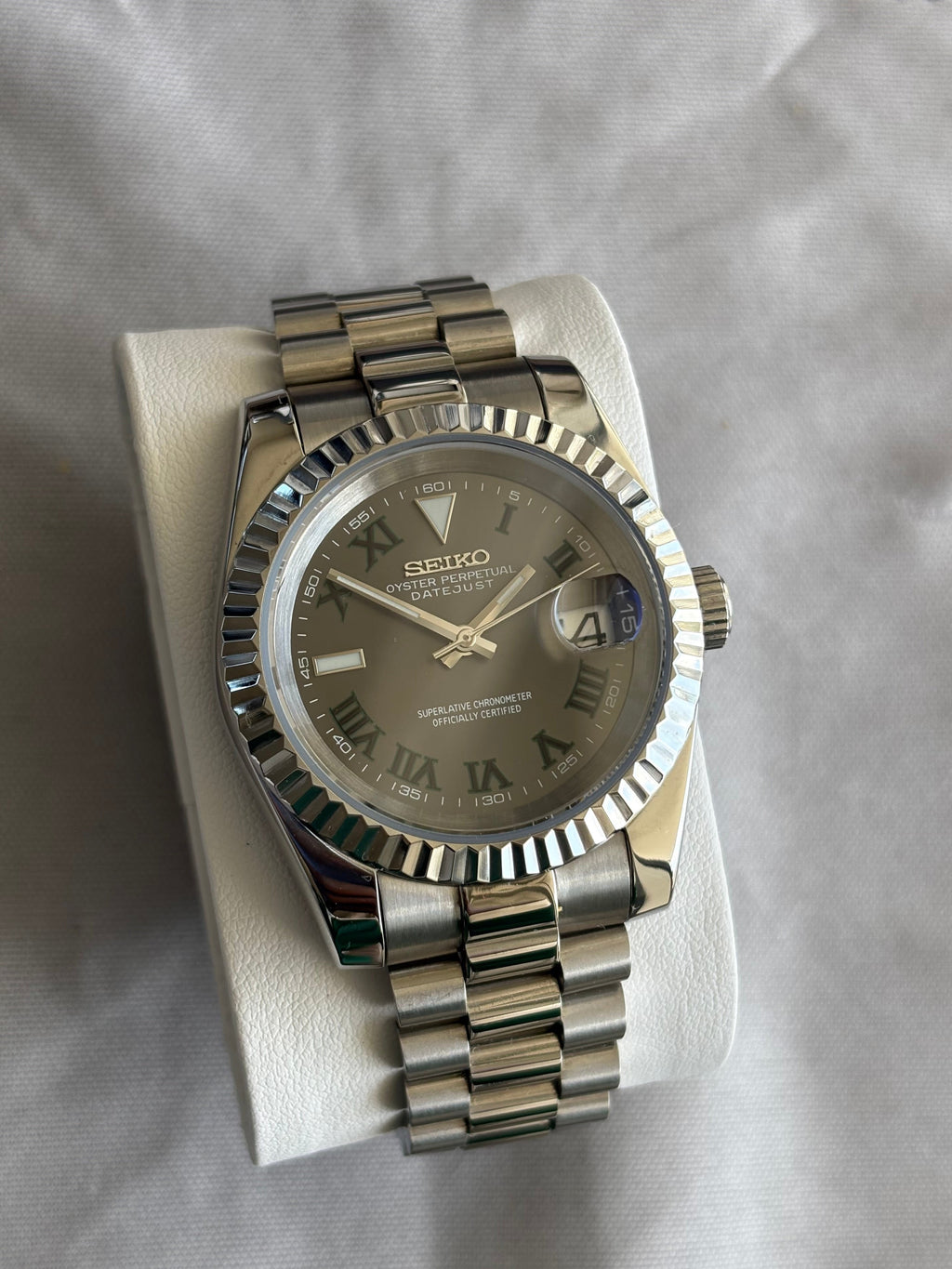 Seiko Mod Datejust | Wimbledon Présidentielle